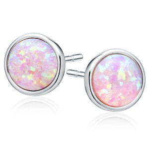 Cercei argint cu piatra roz Angel skin DiAmanti Z2021ER_OP08-DIA (Argint 925‰ 1,5 g.)